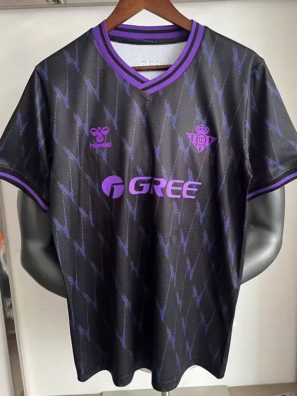 2025-26 Real Betis Black Special Edition Fans Soccer Jersey