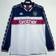 1997-1998 Man City Away Long Sleeve Retro Soccer Jersey (长袖)