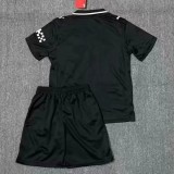25-26 Man City Black Kids Soccer Jersey