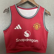 2025-26 Man Utd Home Women Yoga Vest (女)