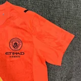 2025-26 Man City Orange Goalkeeper 1:1 Fans Soccer Jersey