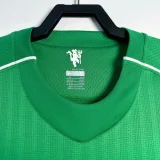 2007-2008 Man Utd Green Goalkeeper Long Sleeve Retro Soccer Jersey (长袖)