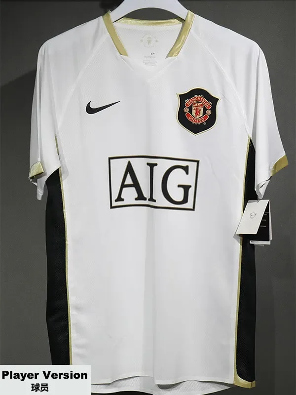 2006-2007 Man Utd Away Player Version  Retro Soccer Jersey 球员