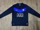 2009-2010 Man Utd Away Long Sleeve Retro Soccer Jersey (长袖)