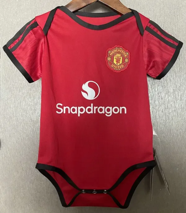 2025-26 Man Utd Home Baby Infant Crawl Suit