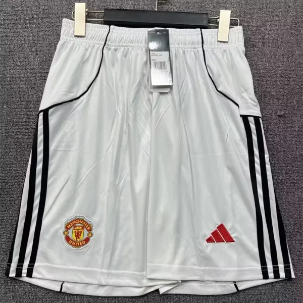 2025-26 Man Utd Home Shorts Pants
