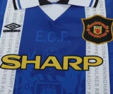 1994-1996 Man Utd Away Kids Retro Soccer Jersey