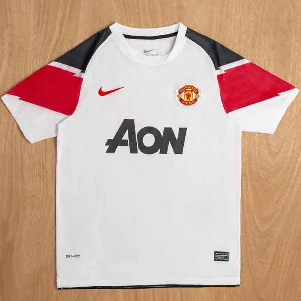 2010-2011 Man Utd Away Retro Soccer Jersey (胸前无小字)