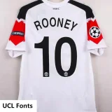 2010-2011 Man Utd Away Retro Soccer Jersey (胸前无小字)