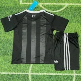 2025-26 Liverpool Black GoalKeeper Kids Soccer Jersey