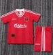 1995-1996 Liverpool  Home Kids Retro Soccer Jersey