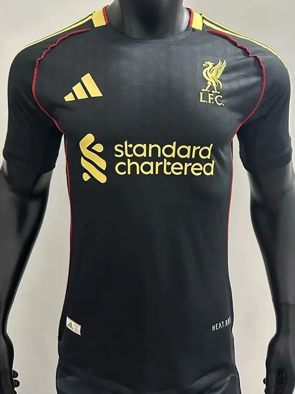 Liverpool  Black Special Edition Player Version Training Shirts 2025/26