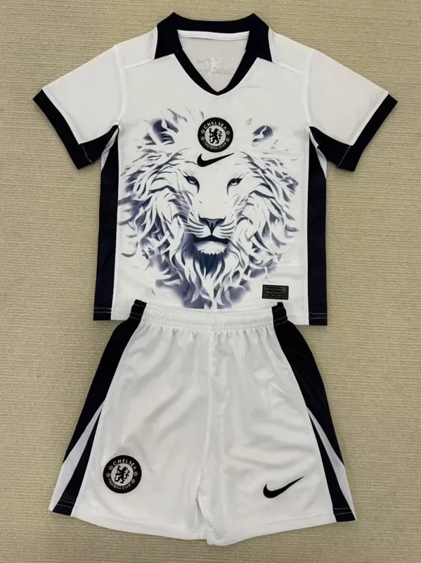 Chelsea  White Concept Edition Kids Soccer Jersey 2025/26