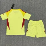 2025-26 Arsenal  Light Yellow GoalKeeper Kids Soccer Jersey