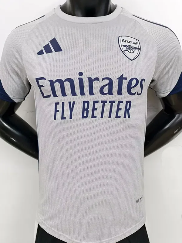 2025-26 Arsenal Grey Player Version Training Shirts