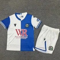 2025-26 Blackburn Home Kids Soccer Jersey