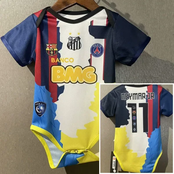 2025-26 NEYMAR JR #11 Baby Infant Crawl Suit