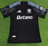 2025-26 Aston Villa Away Player Version Soccer Jersey