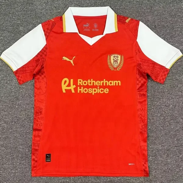 2025-26 Rotherham United Home Fans Soccer Jersey