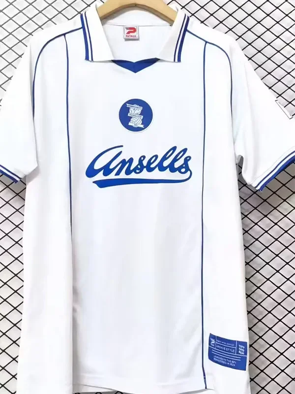 1984-1985 Birmingham White Retro Soccer Jersey