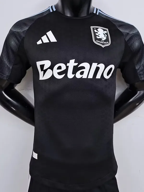 2025-26 Aston Villa Away Player Version Soccer Jersey