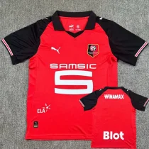 2025-26 Stade Rennais Home Fans Soccer Jersey