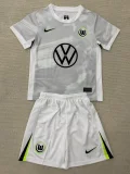 2025-26 Wolfsburg Away Kids Soccer Jersey