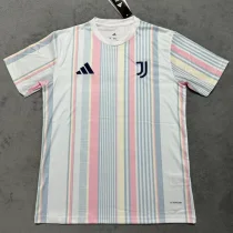 25-26 Juventus White Pink Training shirts