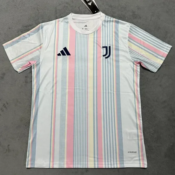 25-26 Juventus White Pink Training shirts