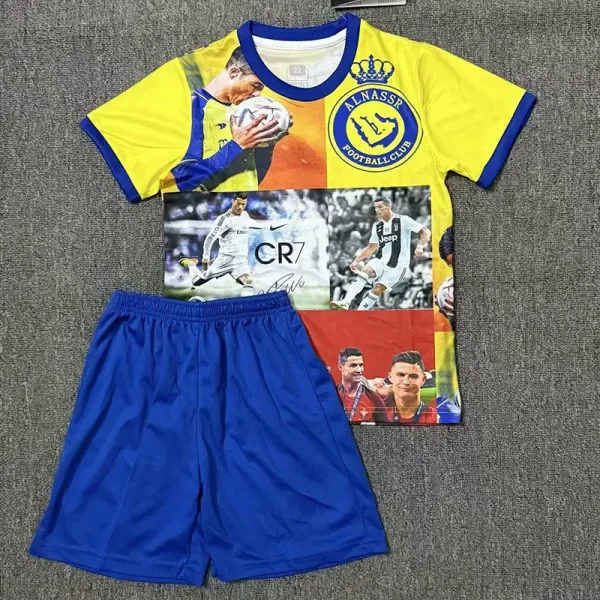 2025-26 AL-Nassr RONALDO Special Edition Kids Soccer Jersey