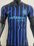 Copy 2025-26 Inter Milan Home Player Version Soccer Jersey