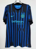 Copy 2025-26 Inter Milan Home Player Version Soccer Jersey