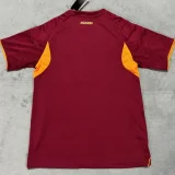 2025-26 Roma Home Fans Soccer Jersey (前广告)