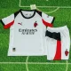 25-26  AC Milan Away Kids Soccer Jersey