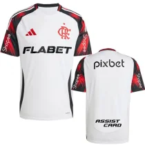 2025-26 Flamengo Away Print Sponsor Fans Soccer Jersey