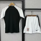 2025-26 Corinthians Away Kids Soccer Jersey