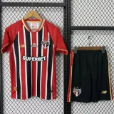 2025-26 Sao Paulo Away Kids Soccer Jersey