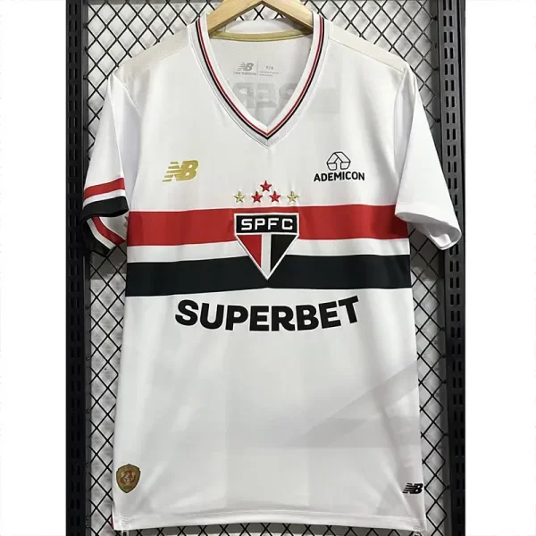 2025-26 Sao Paulo Home Fans Soccer Jersey