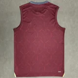 2025-26 Sao Paulo Brown Red Vest