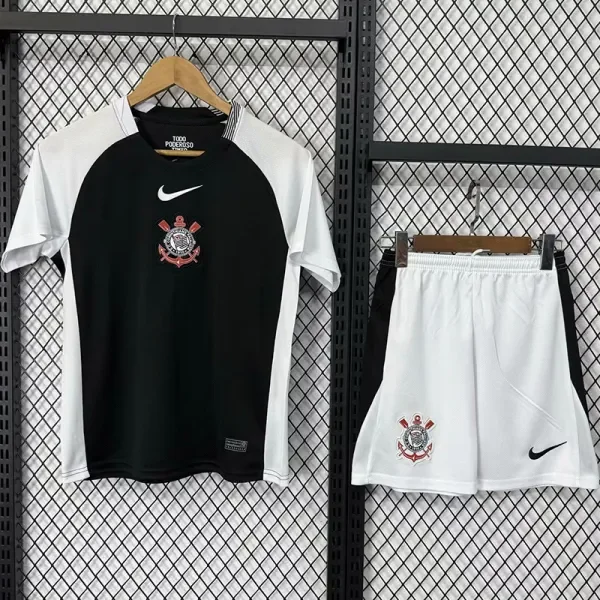 2025-26 Corinthians Away Kids Soccer Jersey