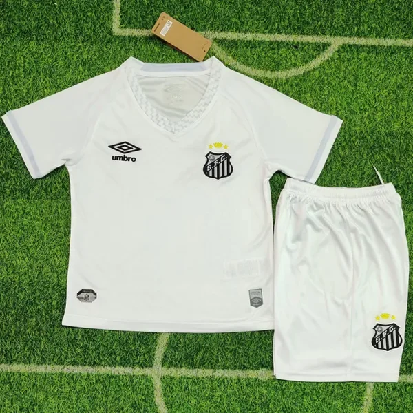 2025-26 Santos FC Home Kids Soccer Jersey