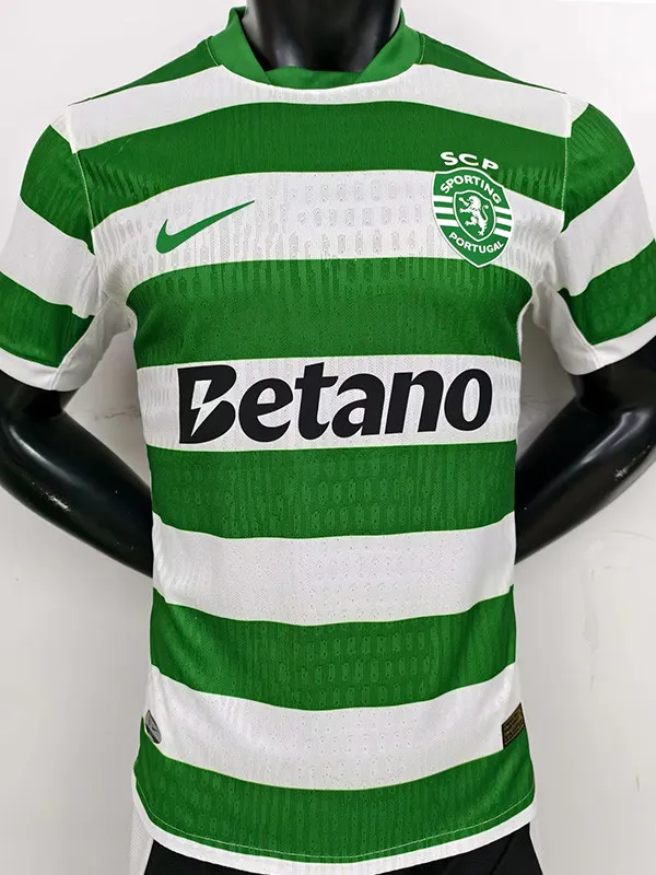 25-26 Sporting Lisbon Home Player Version Soccer Jersey