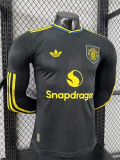 25-26 Man Utd Third Long Sleeve Player Version Soccer Jersey (长袖球员)