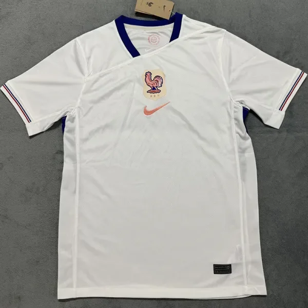 2025-26 France Away Fans Soccer Jersey (不带星)