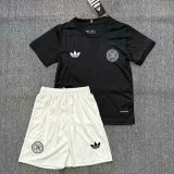 2025-26 Germany 125th Anniversary Black Kids Soccer Jersey