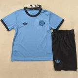 2025-26 Germany 125th Anniversary Blue Kids Soccer Jersey