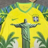 2025-26 Brazil Yellow Green Special Edition Training shirts