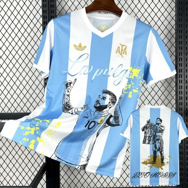 25-26 Argentina Cartoon Special Edition Fans Soccer Jersey