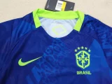 2025-26 Brazil Away Kids Soccer Jersey