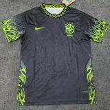 2025-26 Brazil Black Green Special Edition Training shirts